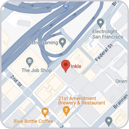 a map of the location of inkle san francisco